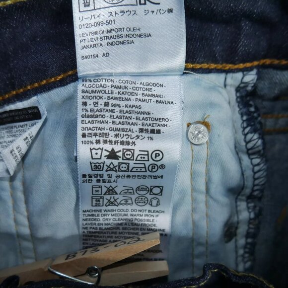 Levi's 550 Men's Size 32x36 Relaxed Fit Tapered Leg Jeans Stretch Blue Denim NWT - Picture 13 of 14